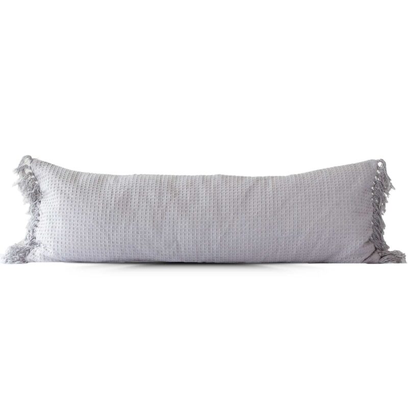 Wren Waffle Weave Pillow Cover 14x40– Textured Cotton