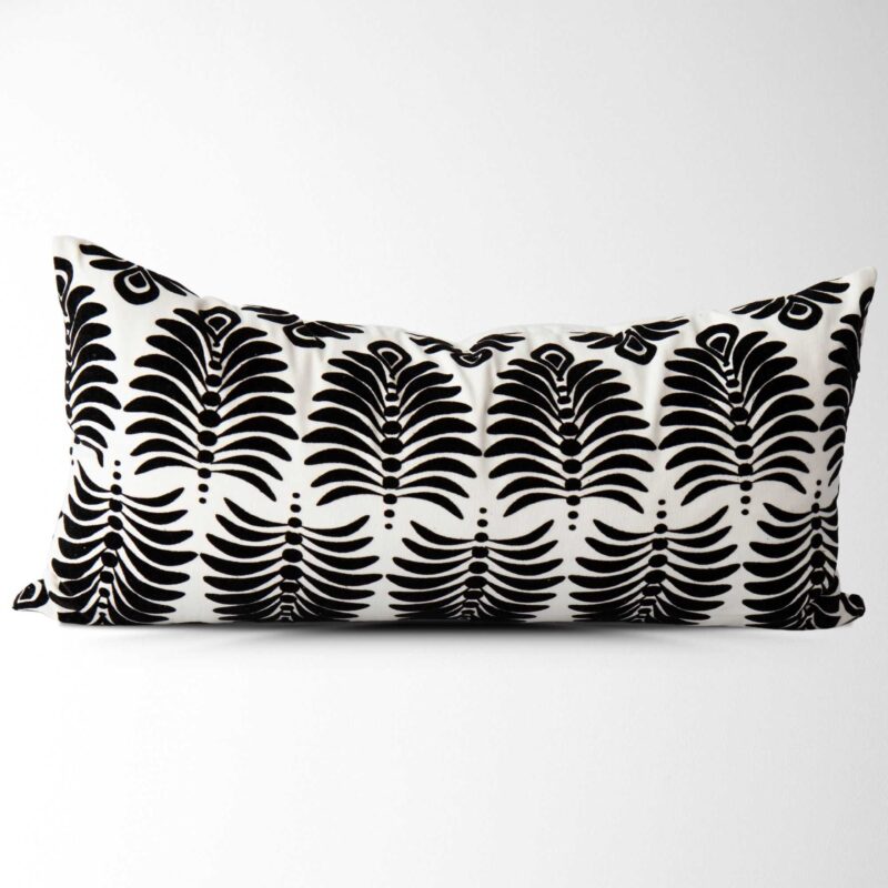 Serena Velvet Embossed Damask Pillow Cover